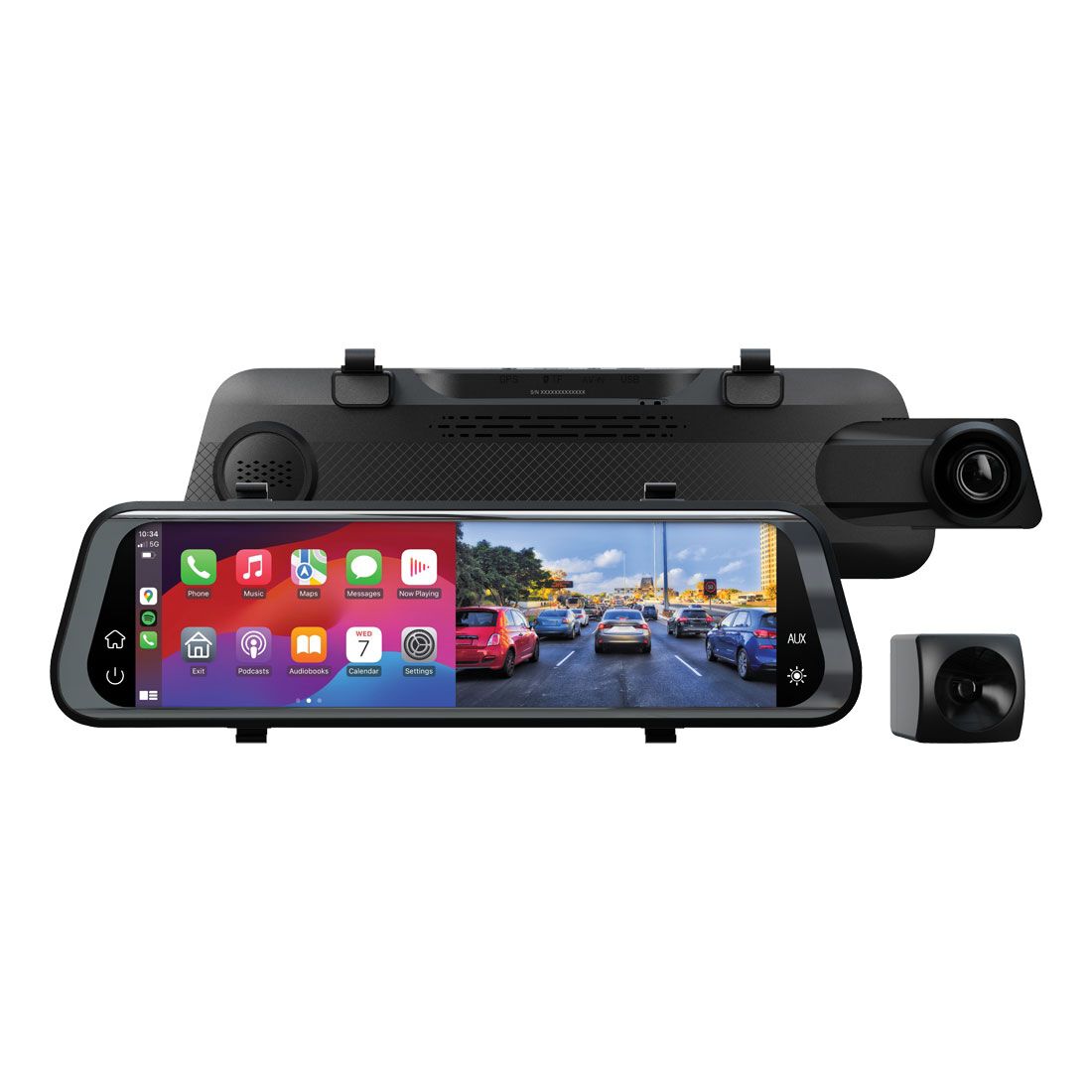Nanocam+ 9.7" Dual Channel Smart Mirror NC-962MIRDVR, , scanz_hi-res