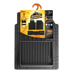 Armor All Deep Dish Rubber Car Floor Mats - Front & Rear, Black, , scanz_hi-res