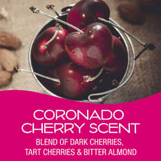 California Scents Novelty Hanging Lei Coronado Cherry Car Air Freshener - 1PK, , scanz_hi-res
