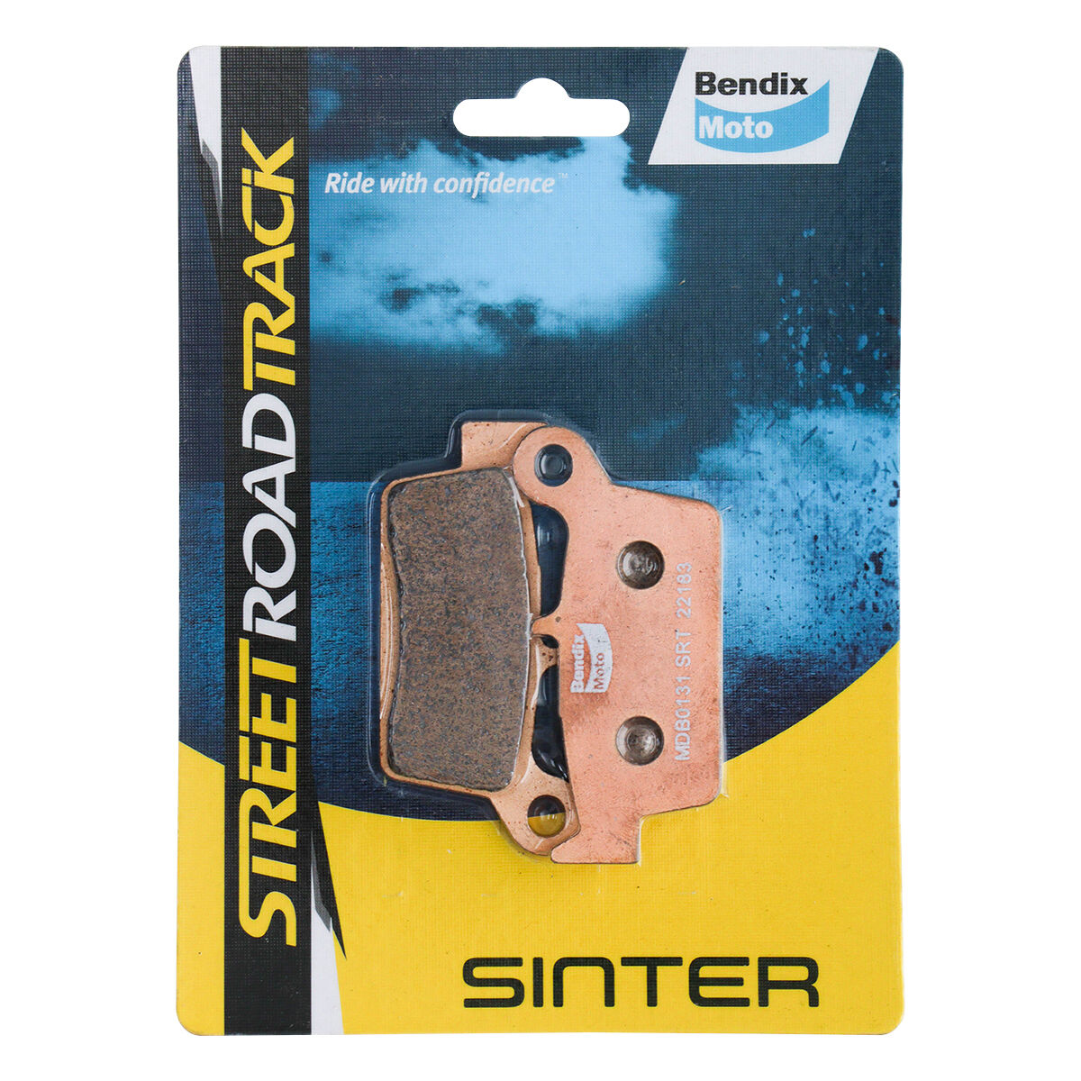 Bendix Street Road Track Motorcycle Disc Brake Pads - MDB0131-SRT, , scanz_hi-res