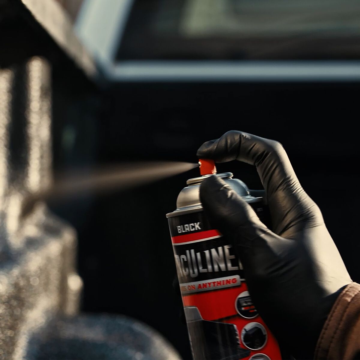 Herculiner Bed Liner Protective Coating Aerosol 425g, , scanz_hi-res