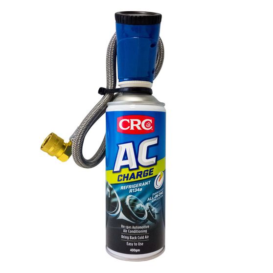 CRC AC Charge Refrigerant R134a Refill  and  Hose - 400g, , scanz_hi-res