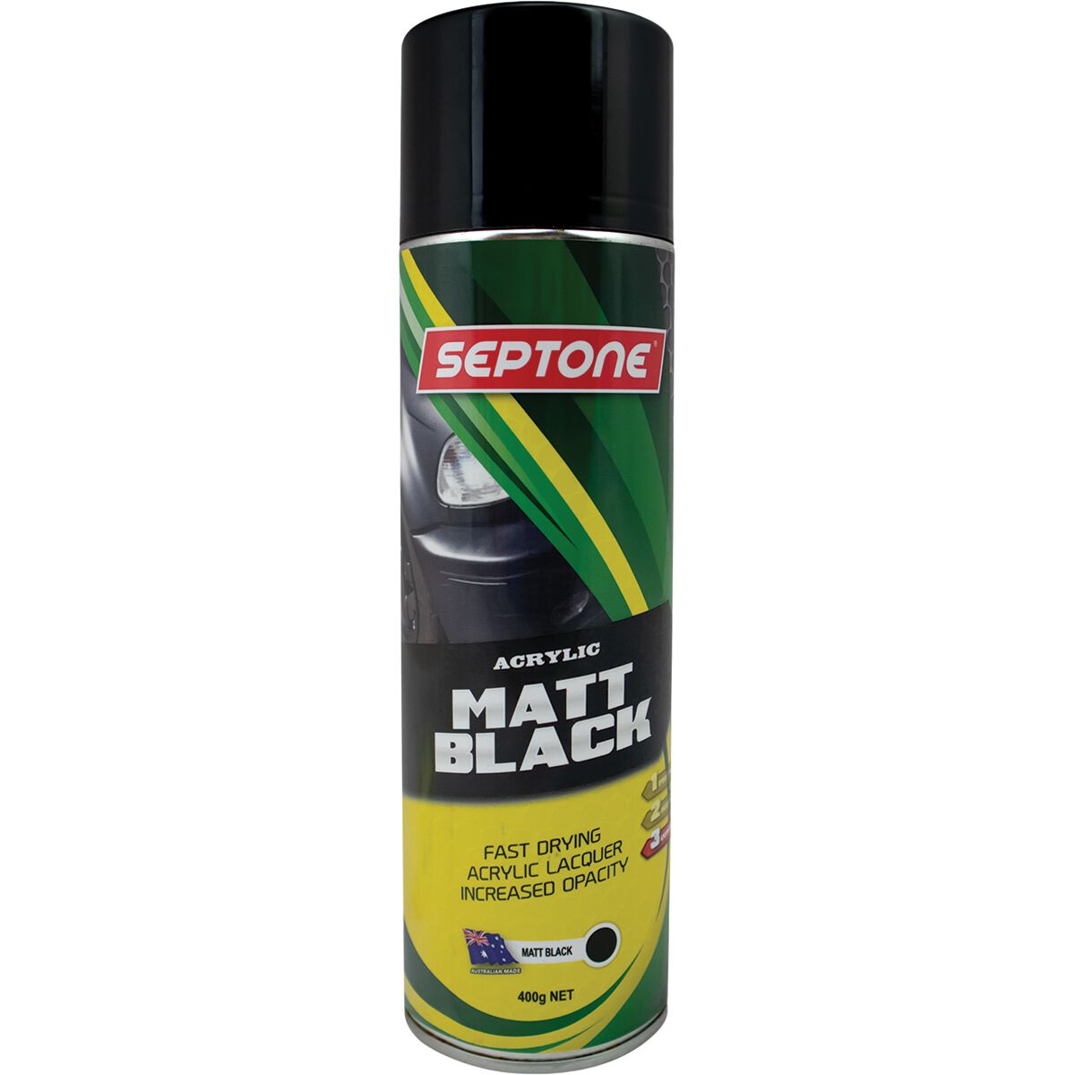 Septone&reg; Acrylic Paint, Matt Black - 400g, , scanz_hi-res