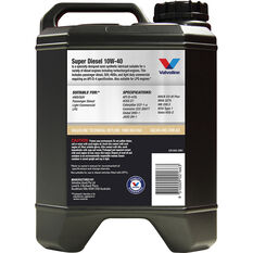 Valvoline Super Diesel Engine Oil 10W-40 10 Litre, , scanz_hi-res