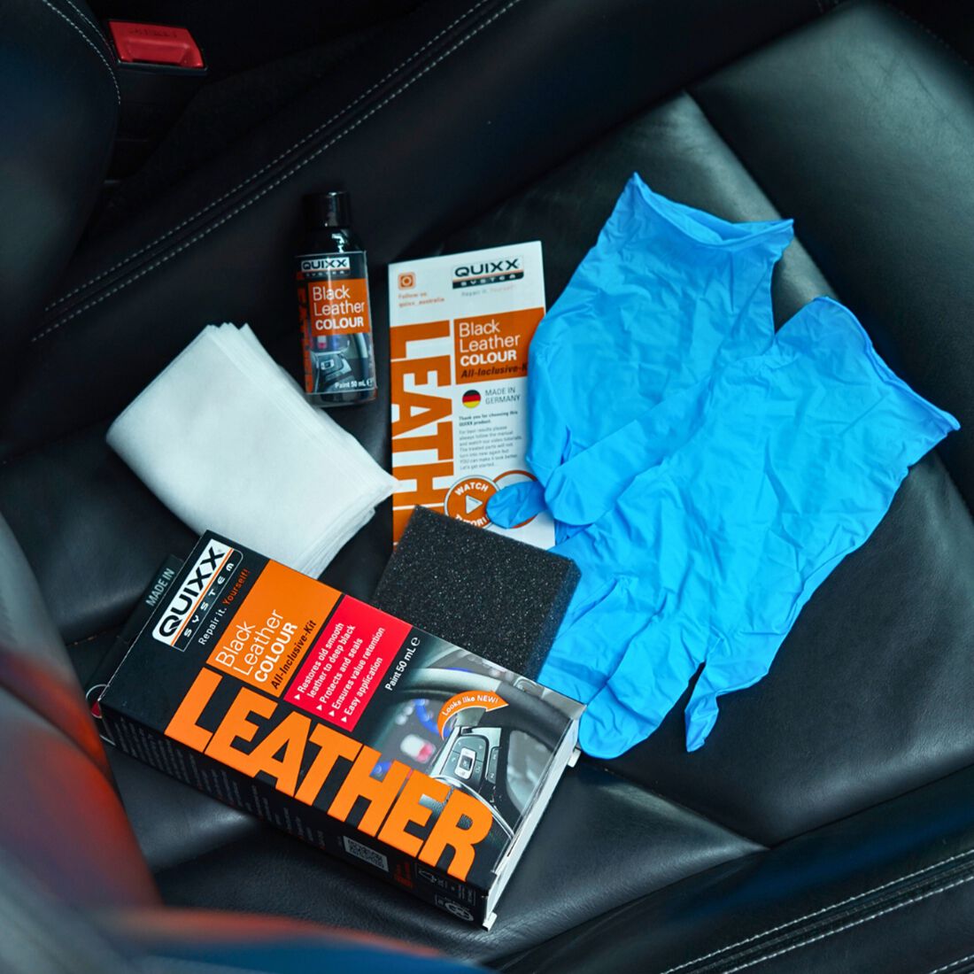 QUIXX Leather Colour Kit - Black, , scanz_hi-res
