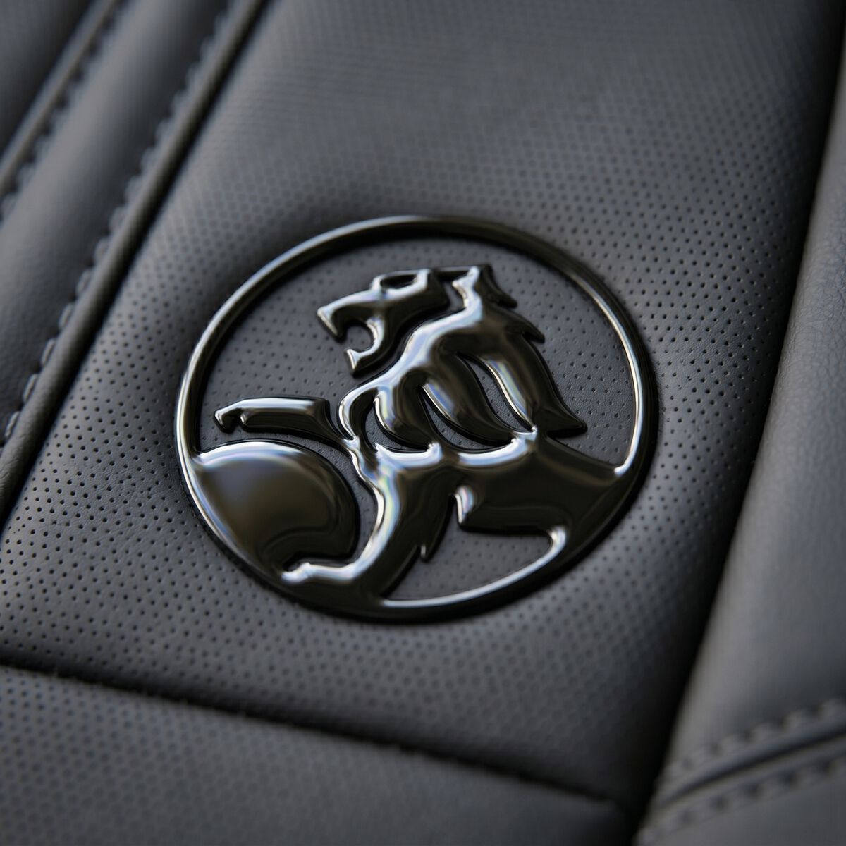 Holden 2-piece Redline Front Seat Covers - Black, , scanz_hi-res
