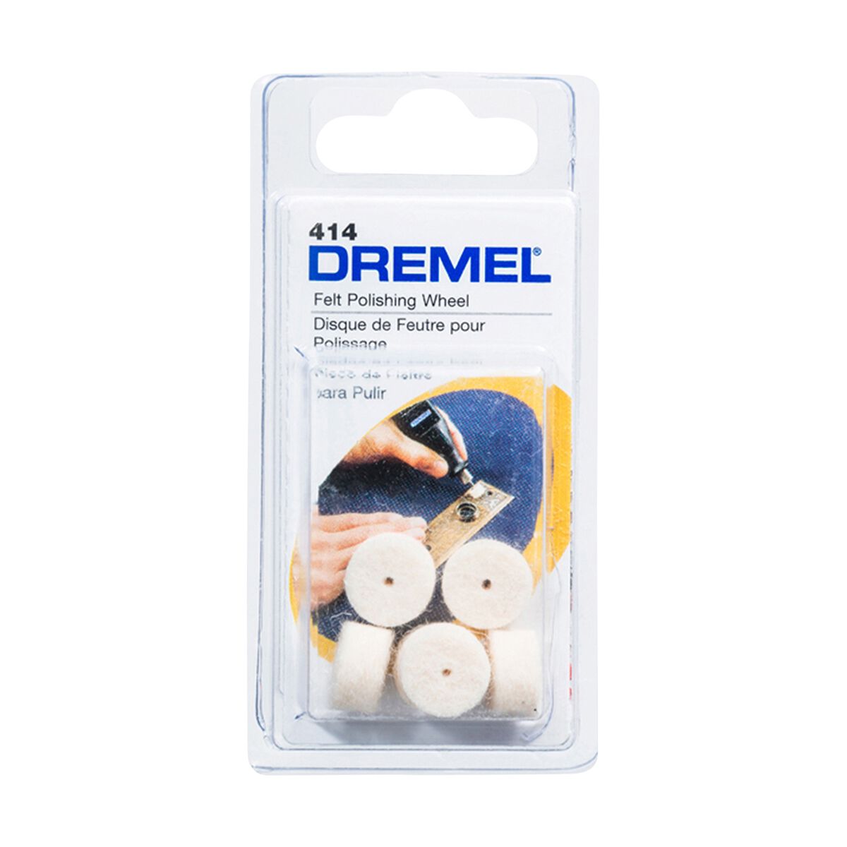 Dremel 6pk Polishing Felt 13mm, , scanz_hi-res