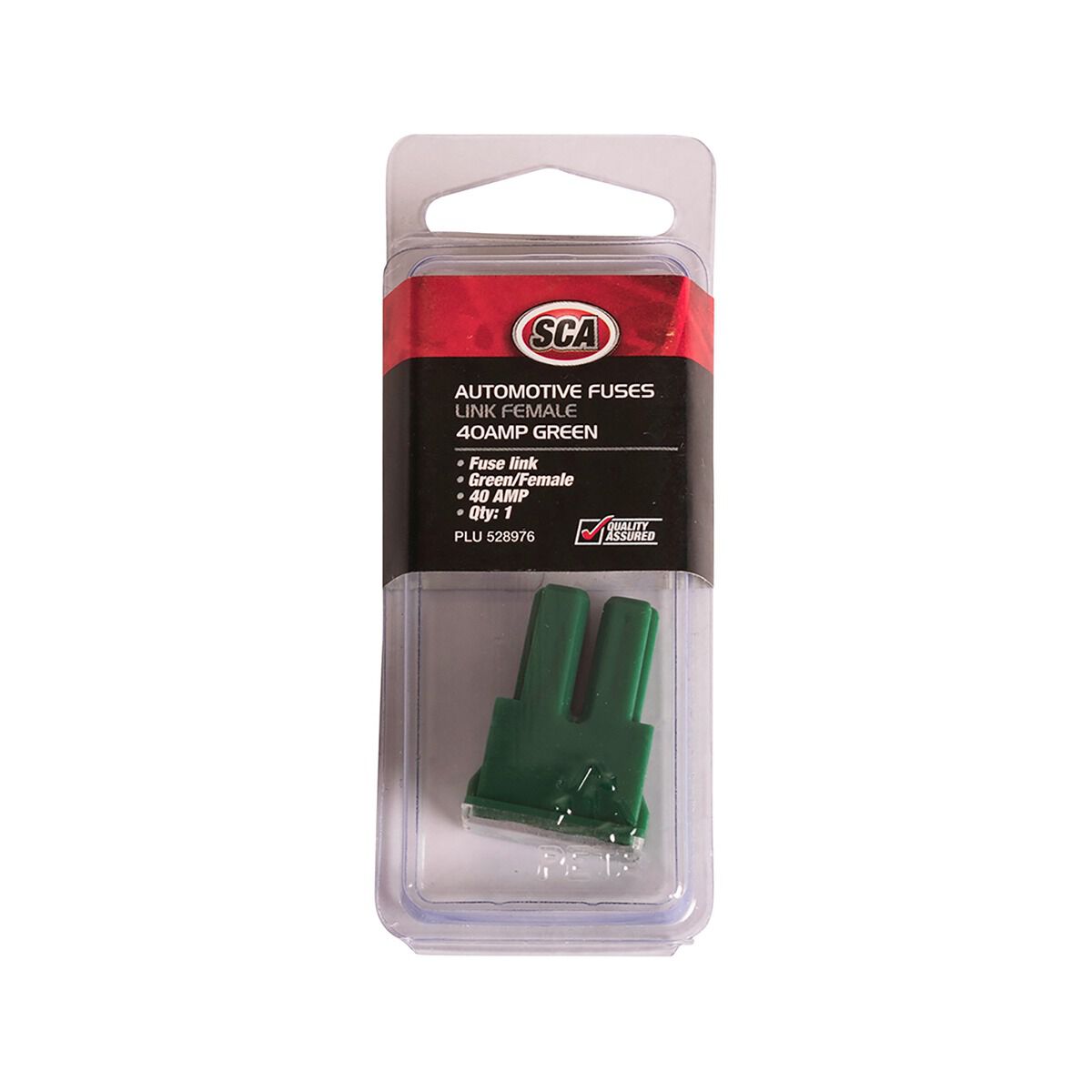 SCA Automotive Fuse Link - Female Standard, 40 Amp, Green, , scanz_hi-res