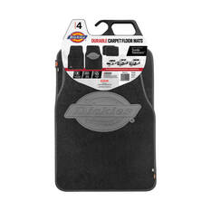 Dickies Carpet OG Logo Floor Mats Black Set Of 4, , scanz_hi-res