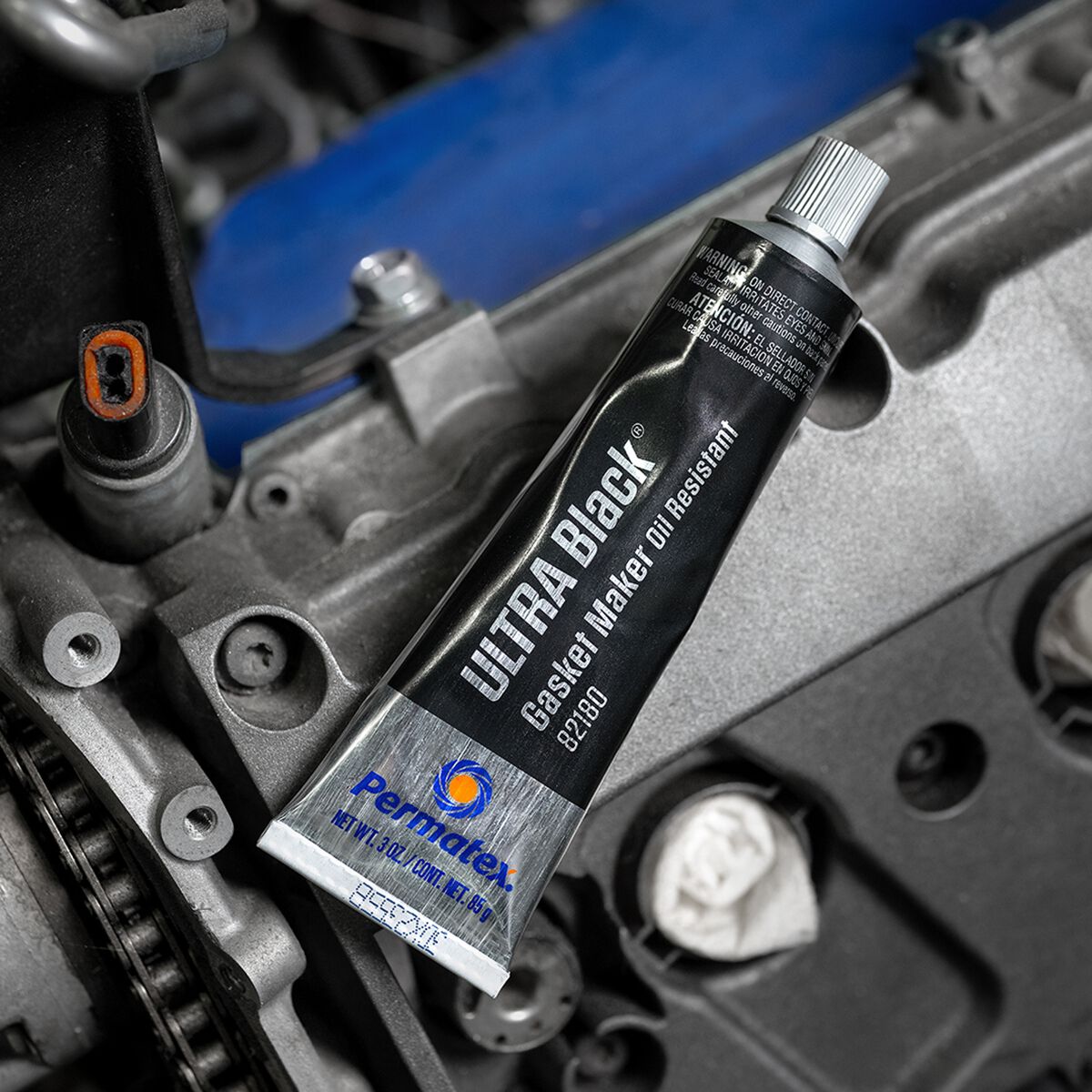 Permatex Gasket Maker, Maximum Oil Resistance Ultra Black 85g, , scanz_hi-res