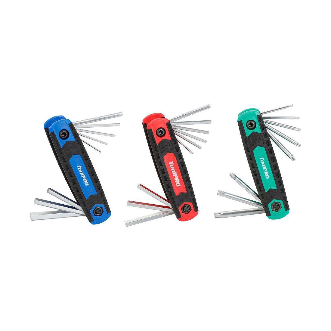 ToolPRO Folding Hex Key Set - Metric, SAE & Torx 25 Piece, , scanz_hi-res