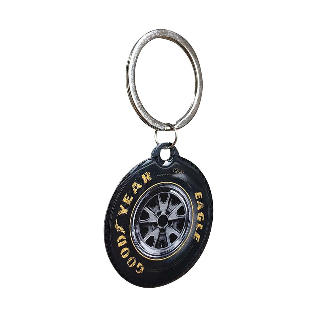 Nostalgic-Art Round Metal Keyring Good Year Wheel, , scanz_hi-res