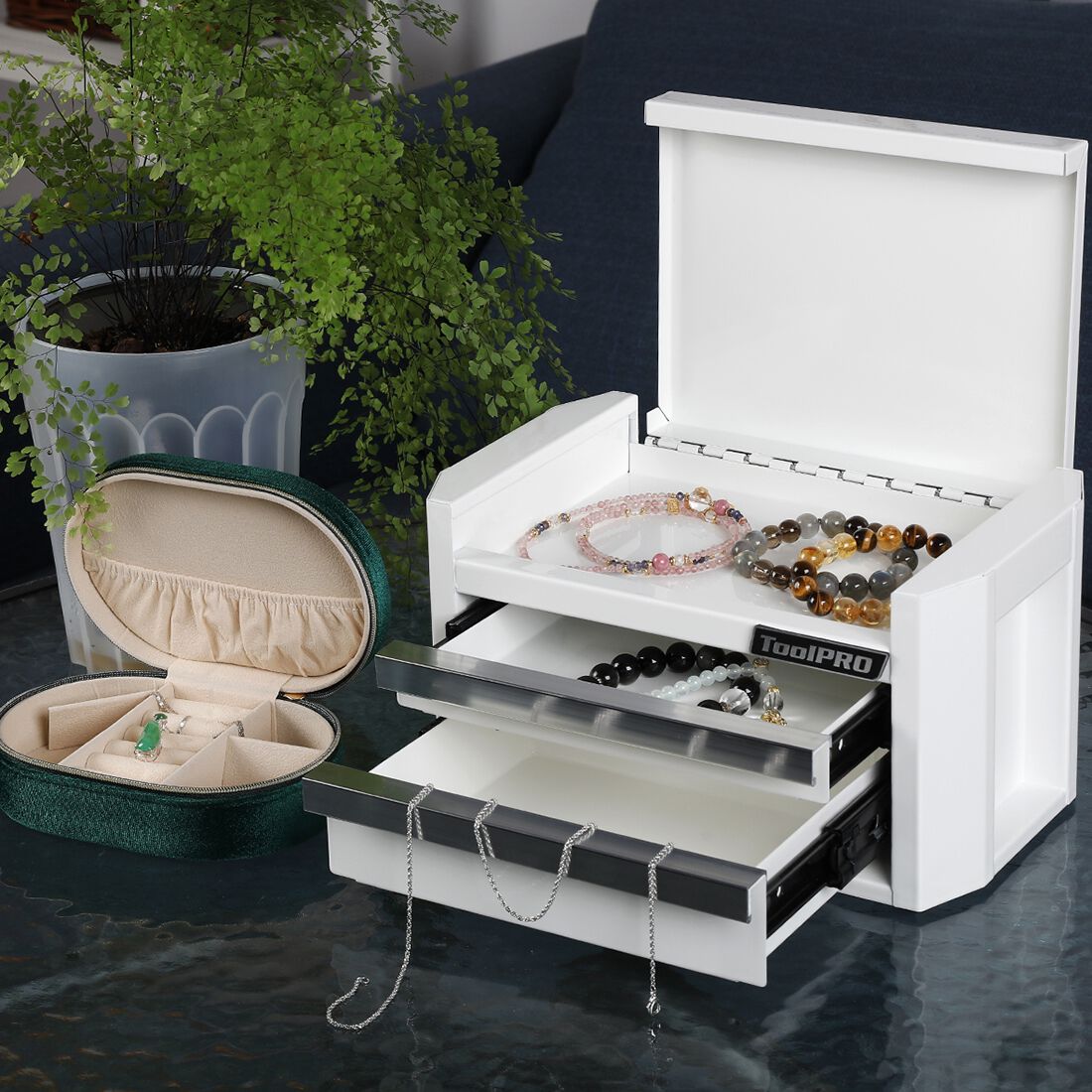 ToolPRO Mini Edge Tool Chest White, , scanz_hi-res