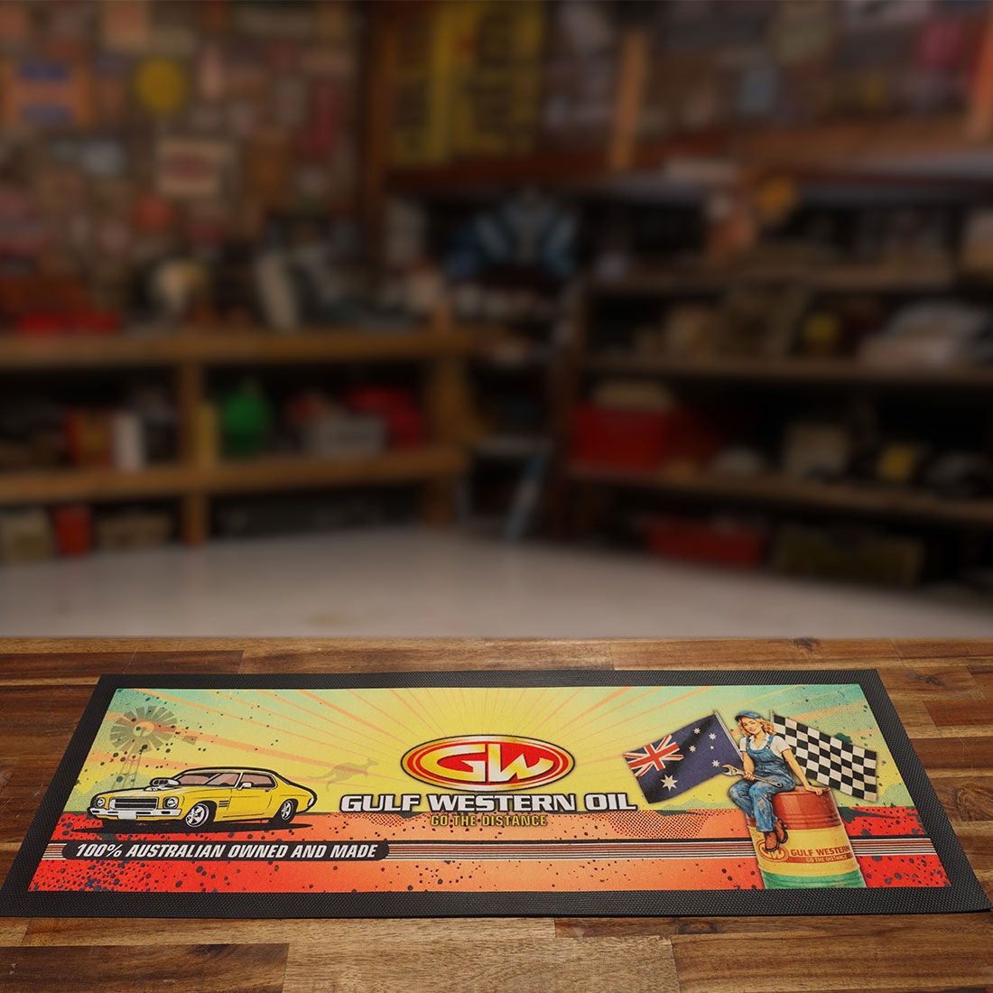 Gulf Western Bar Mat - 700 &times; 250 &times; 1.5mm, , scanz_hi-res