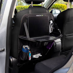 Cabin Crew Kids Back Seat Organiser with Tray Black, , scanz_hi-res