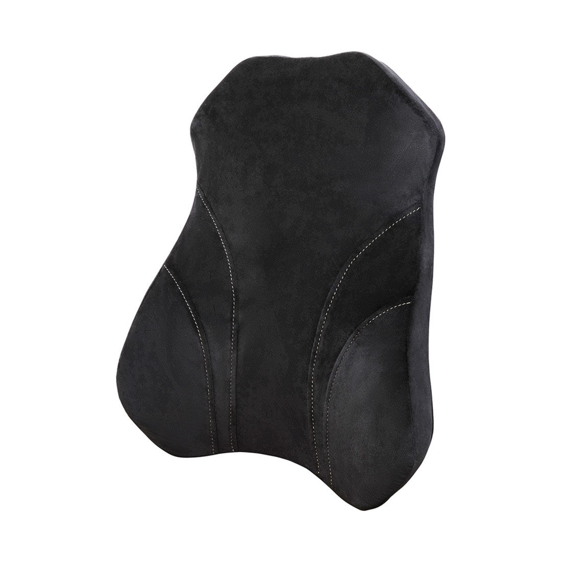 Cabin Crew Memory Foam Lumbar Cushion - Black, Velour, , scanz_hi-res