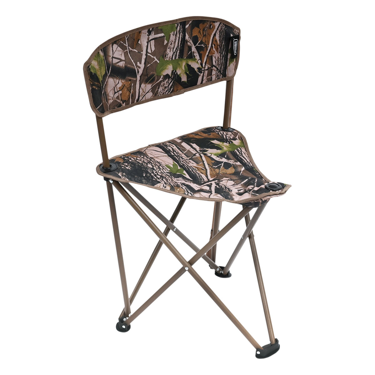 Ridge Ryder Camouflage Tripod Stool with Backrest, , scanz_hi-res