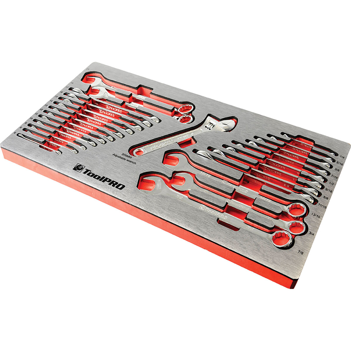ToolPRO EVA Spanner Combo Set Metric/SAE 25 Piece, , scanz_hi-res