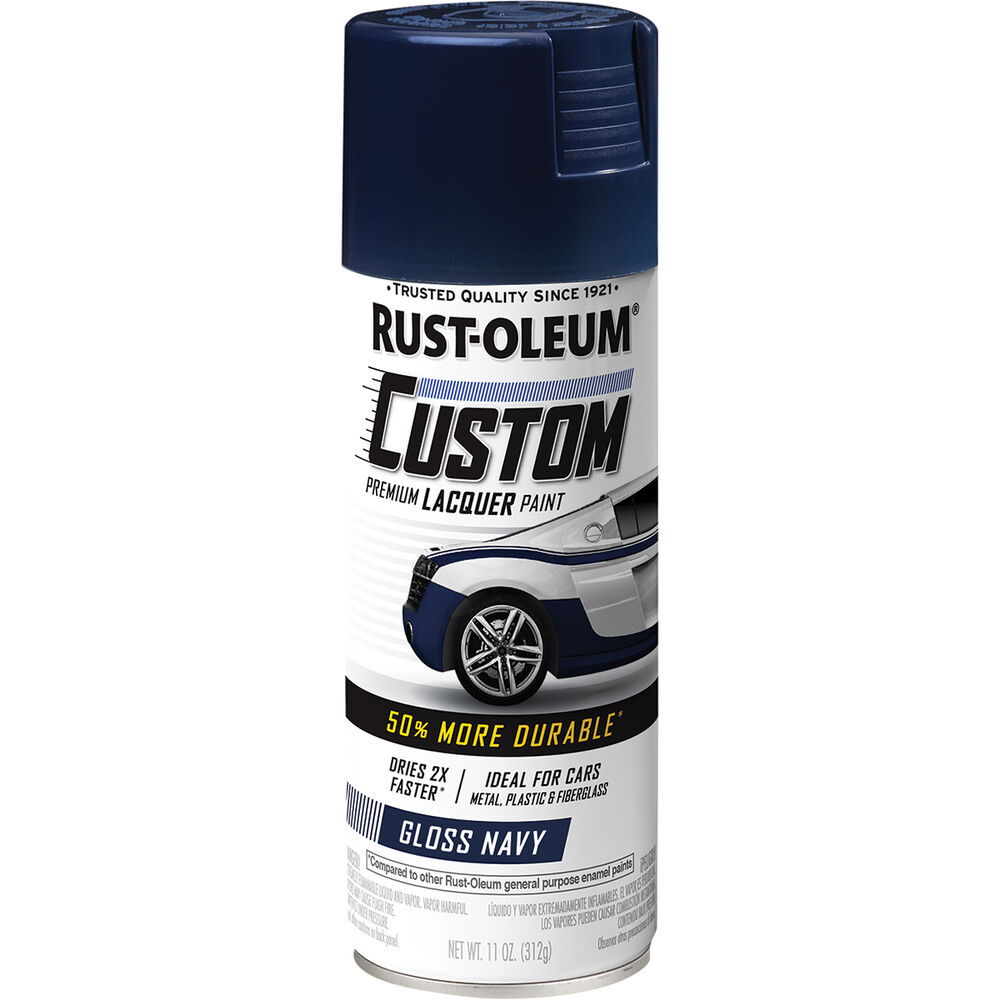 RustOleum Custom Premium Lacquer Paint, Navy 312g Supercheap Auto