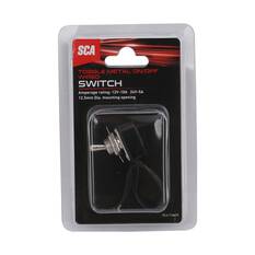 SCA Toggle Switch - 12/24V, On/Off, Metal, Pre-Wired, , scanz_hi-res