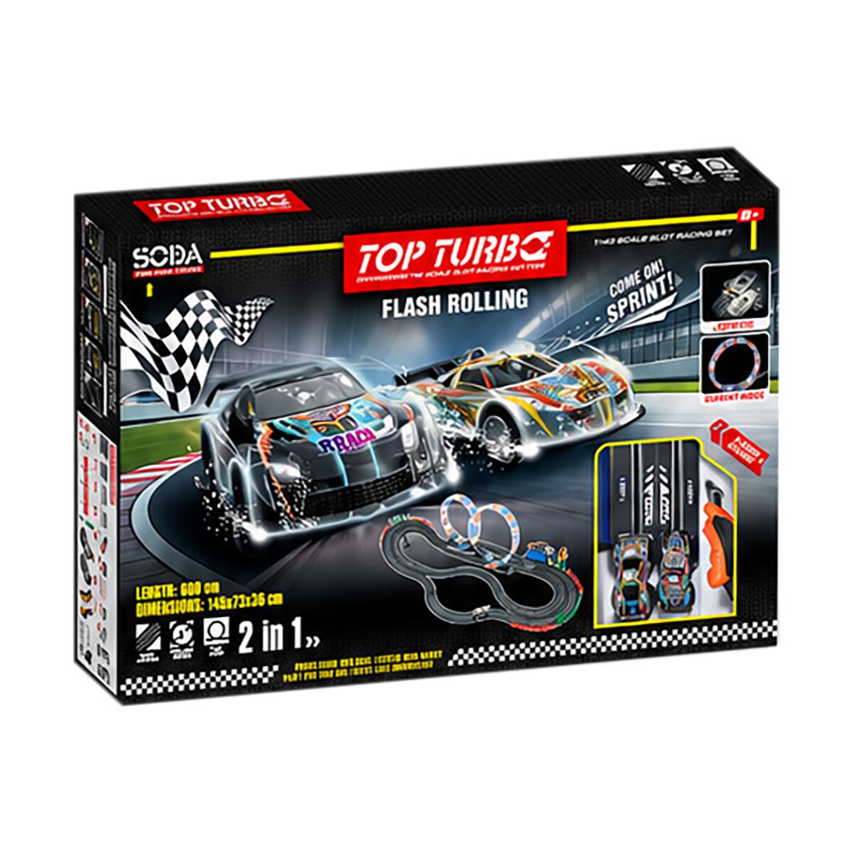 1:43 Luminous Slot Cars Racing Track, , scanz_hi-res
