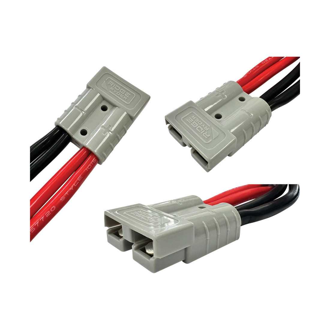 Ridge Ryder 50 AMP Plug - Piggyback Lead, 30cm, 8 AWG, , scanz_hi-res