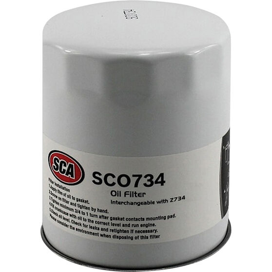 SCA Oil Filter SCO734 (Interchangeable with Z734), , scanz_hi-res