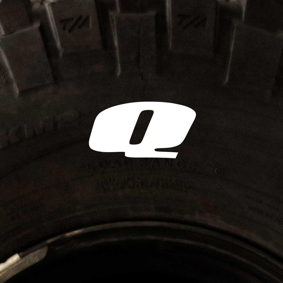 Tire Stickers - Letter Q, , scanz_hi-res