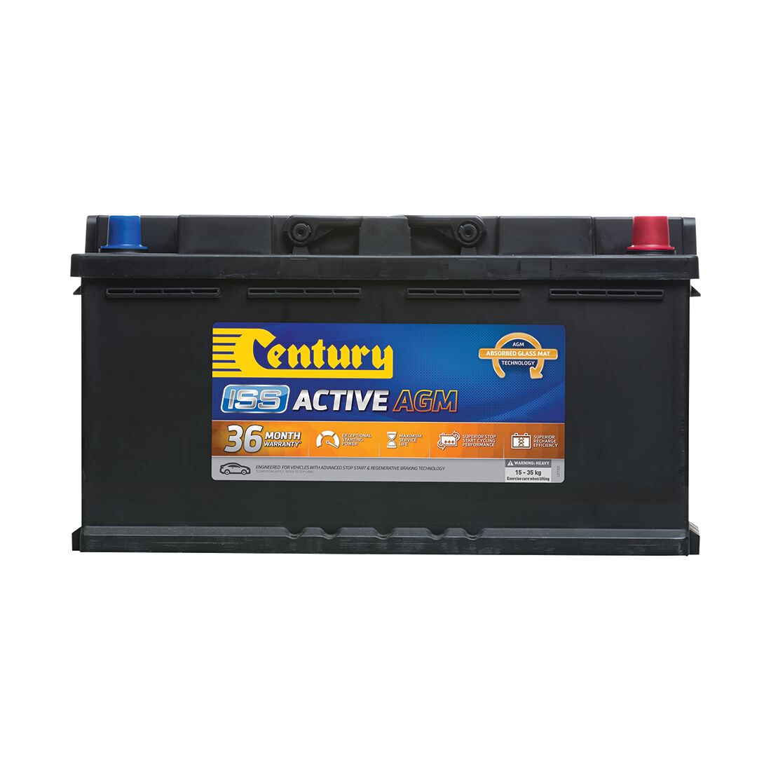 Century ISS Active AGM Stop Start Car Battery - DIN85LH AGM, , scanz_hi-res