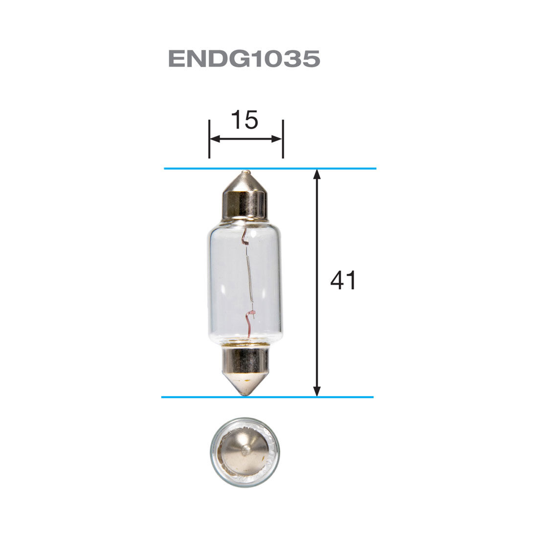 ENDURALIGHT Automotive Globes - Festoon 12V, 21W 15x41mm, , scanz_hi-res