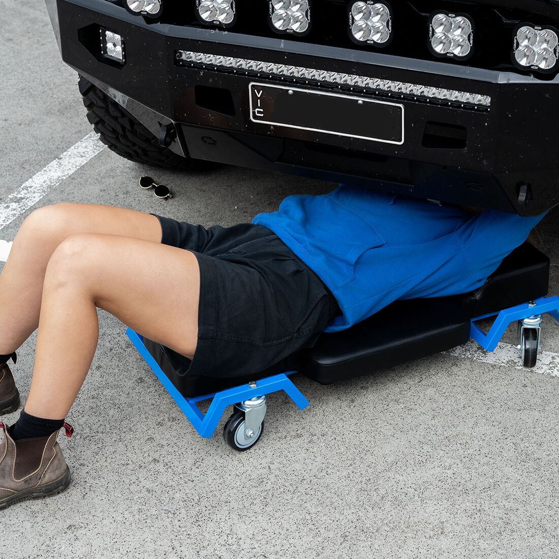 Kincrome Wide Body HD Garage Creeper, , scanz_hi-res