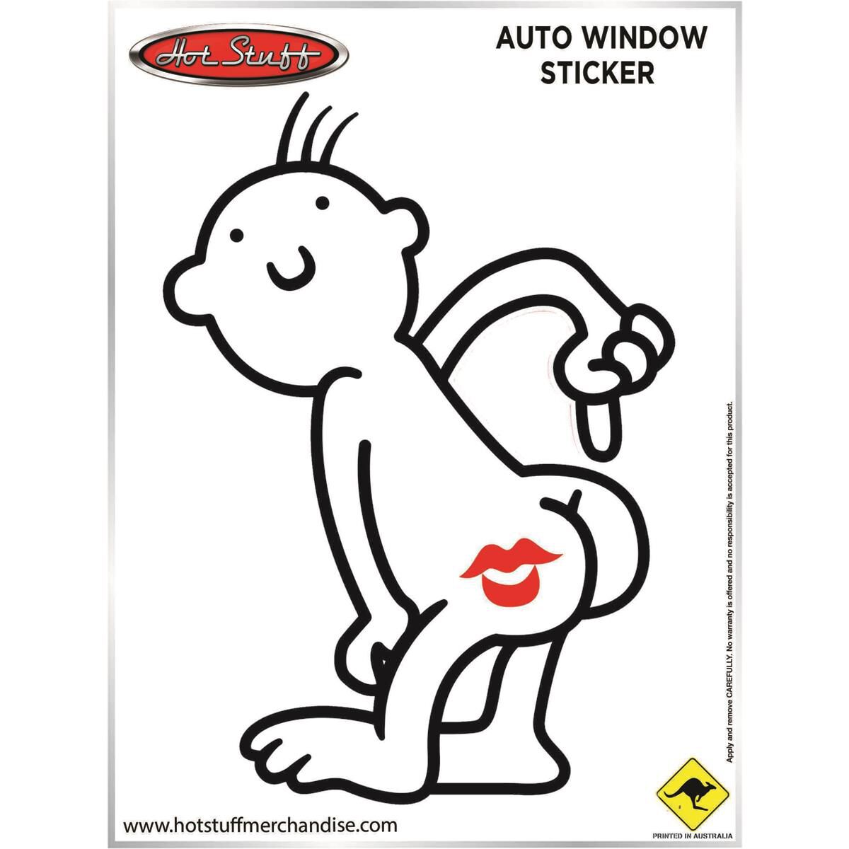 Hot Stuff Sticker Kiss Mine, Vinyl, , scanz_hi-res