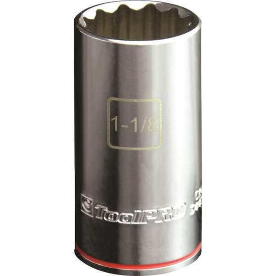 ToolPRO Single Socket Deep 1/2" Drive 1-1/8", , scanz_hi-res
