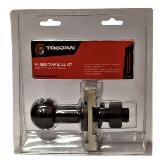 Trojan High Rise Towball Kit 1 Inch, , scanz_hi-res