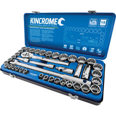Kincrome Socket Set 1/2" Drive Metric/SAE 42 Piece, , scanz_hi-res