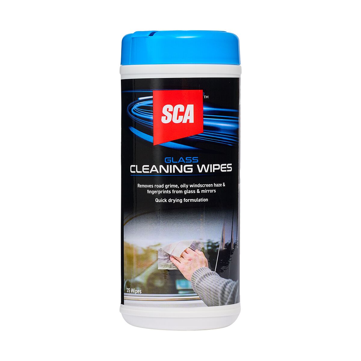 SCA Glass Cleaner Wipes 35 Pack, , scanz_hi-res