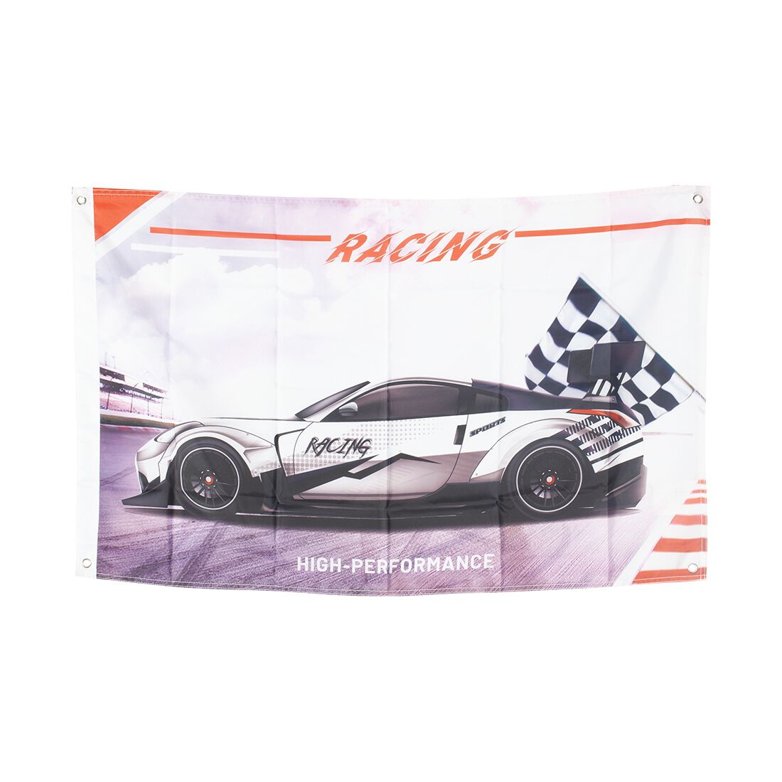 Flag White Car 95x58CM, , scanz_hi-res