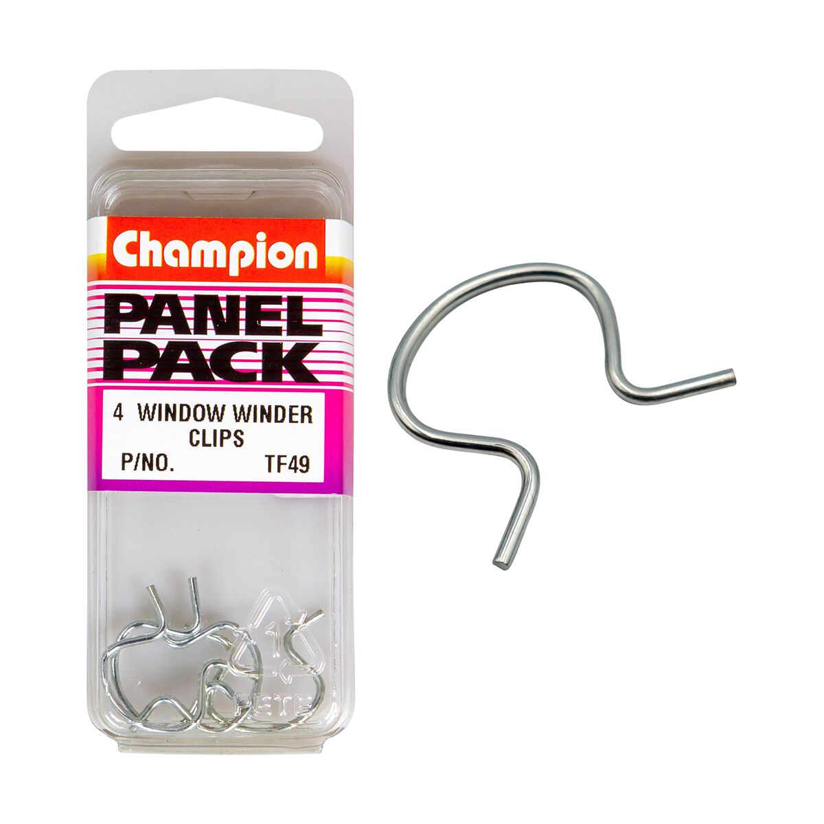Champion Panel Pack Window Winder Clips TF49, Universal, , scanz_hi-res