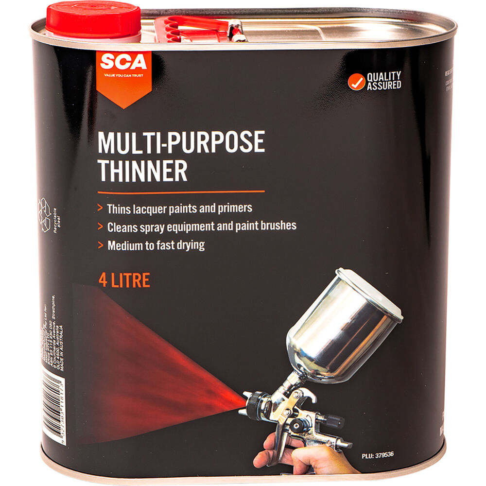 SCA MultiPurpose Thinner 4 Litre Supercheap Auto New Zealand