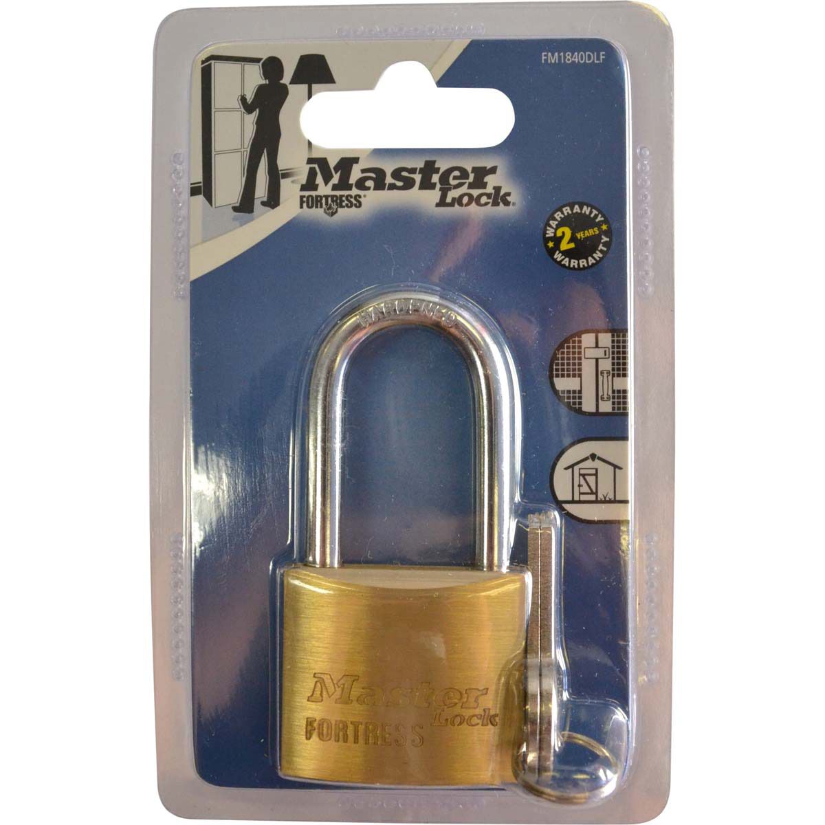 Masterlock Fortress Padlock Long Shank 40mm, , scanz_hi-res