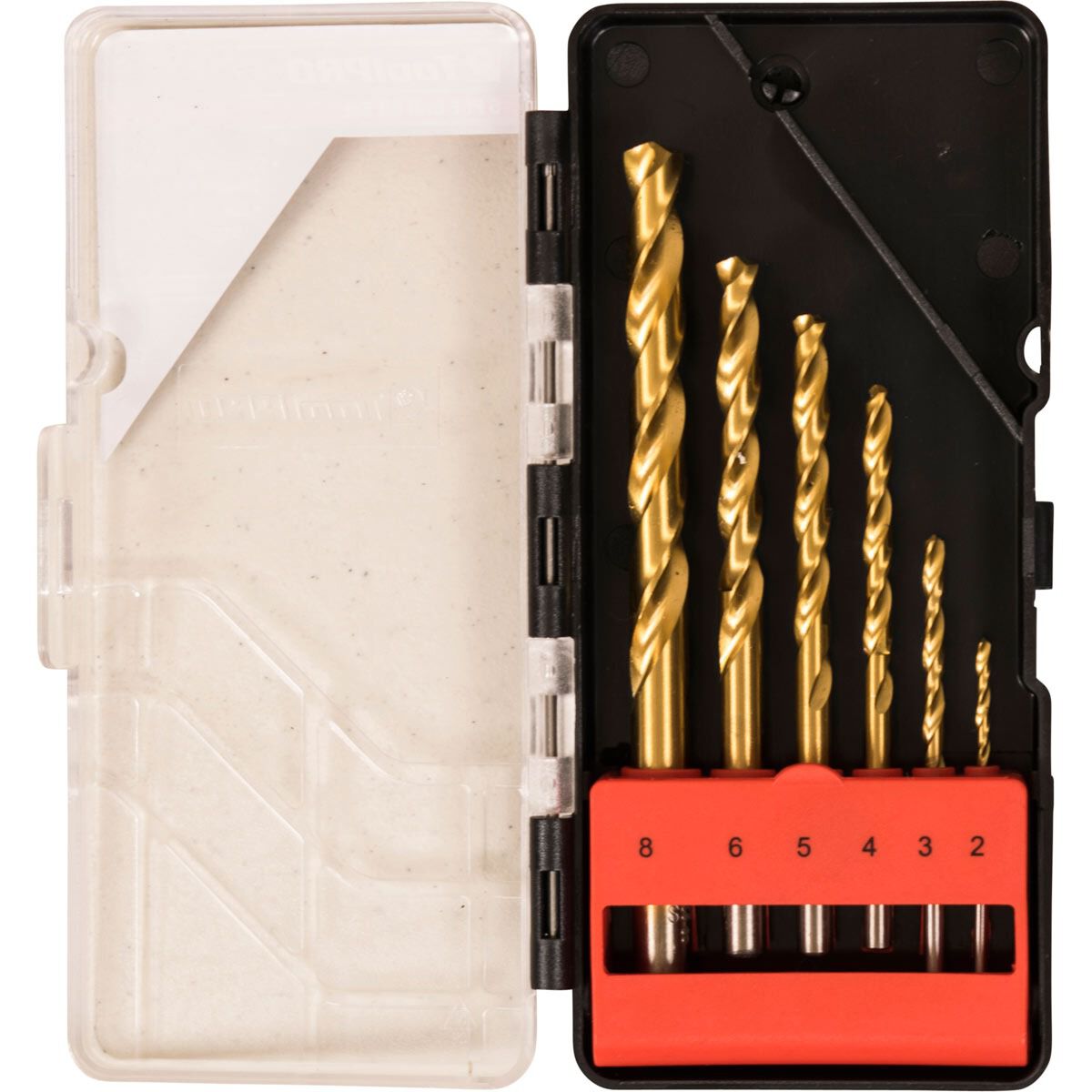 ToolPRO Tin Coated Drill Bit Set 6 Piece, , scanz_hi-res