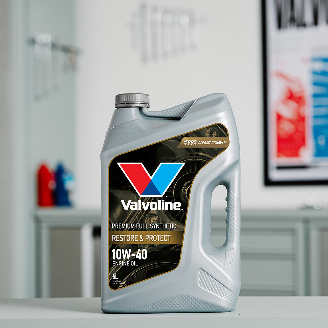 Valvoline Restore & Protect Engine Oil 10W-40 6 Litre, , scanz_hi-res