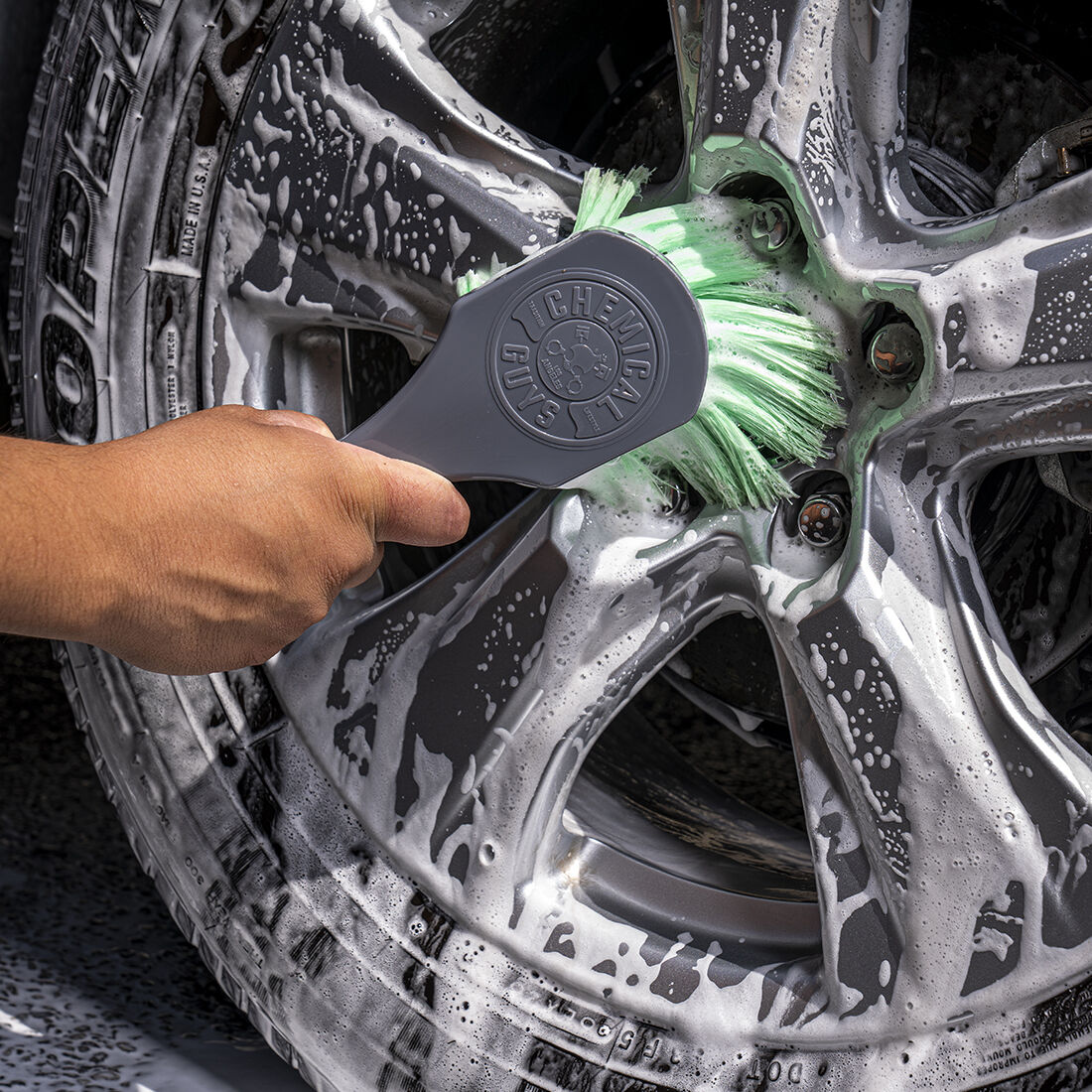 Chemical Guys Wheelie All Exterior Surface & Wheel Brush, , scanz_hi-res