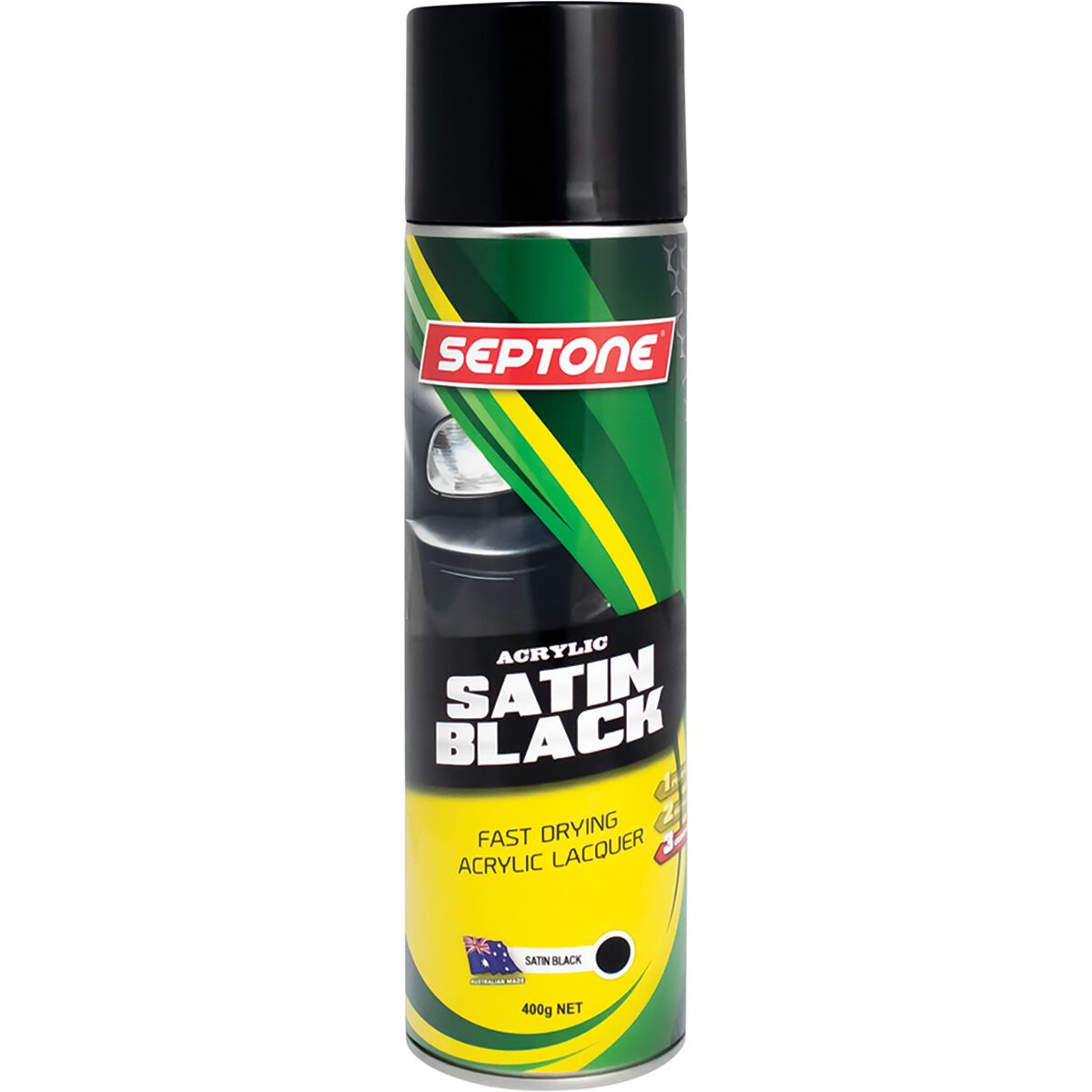 Septone&reg; Acrylic Paint, Satin Black - 400g, , scanz_hi-res