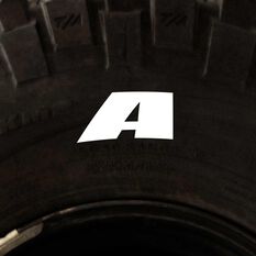 Tire Stickers - Letter A, , scanz_hi-res