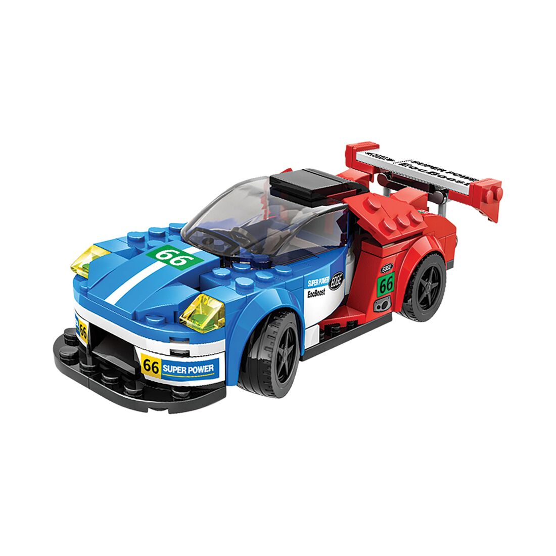 Building Bricks Mini Car Red/Blue, , scanz_hi-res