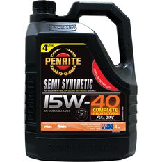 Penrite Semi Synthetic Engine Oil - 15W-40 4 Litre, , scanz_hi-res