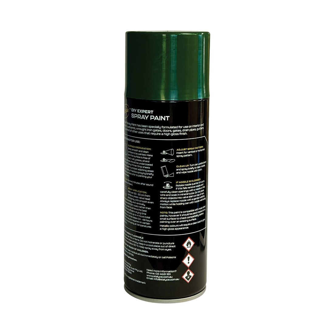 5 Star Enamel Spray Paint Brunswick Green 250g, , scanz_hi-res
