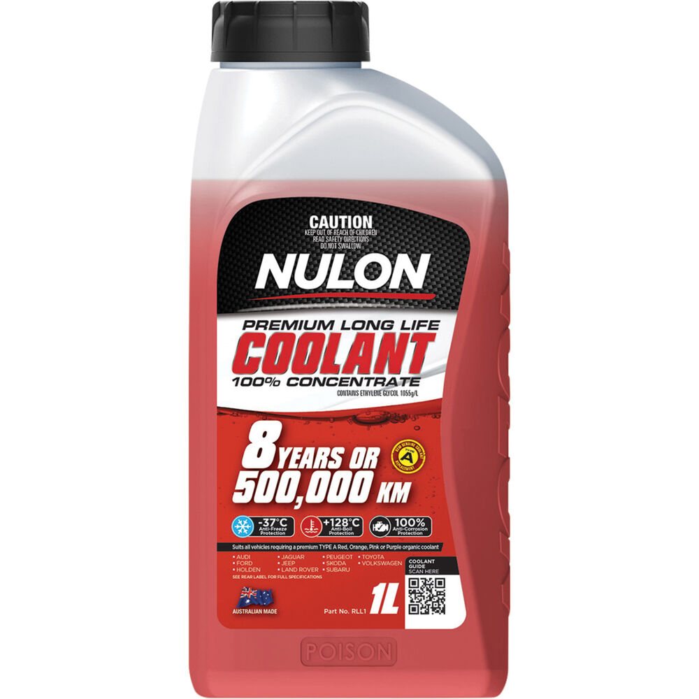 Nulon Red AntiFreeze / AntiBoil Concentrate Coolant 1 Litre