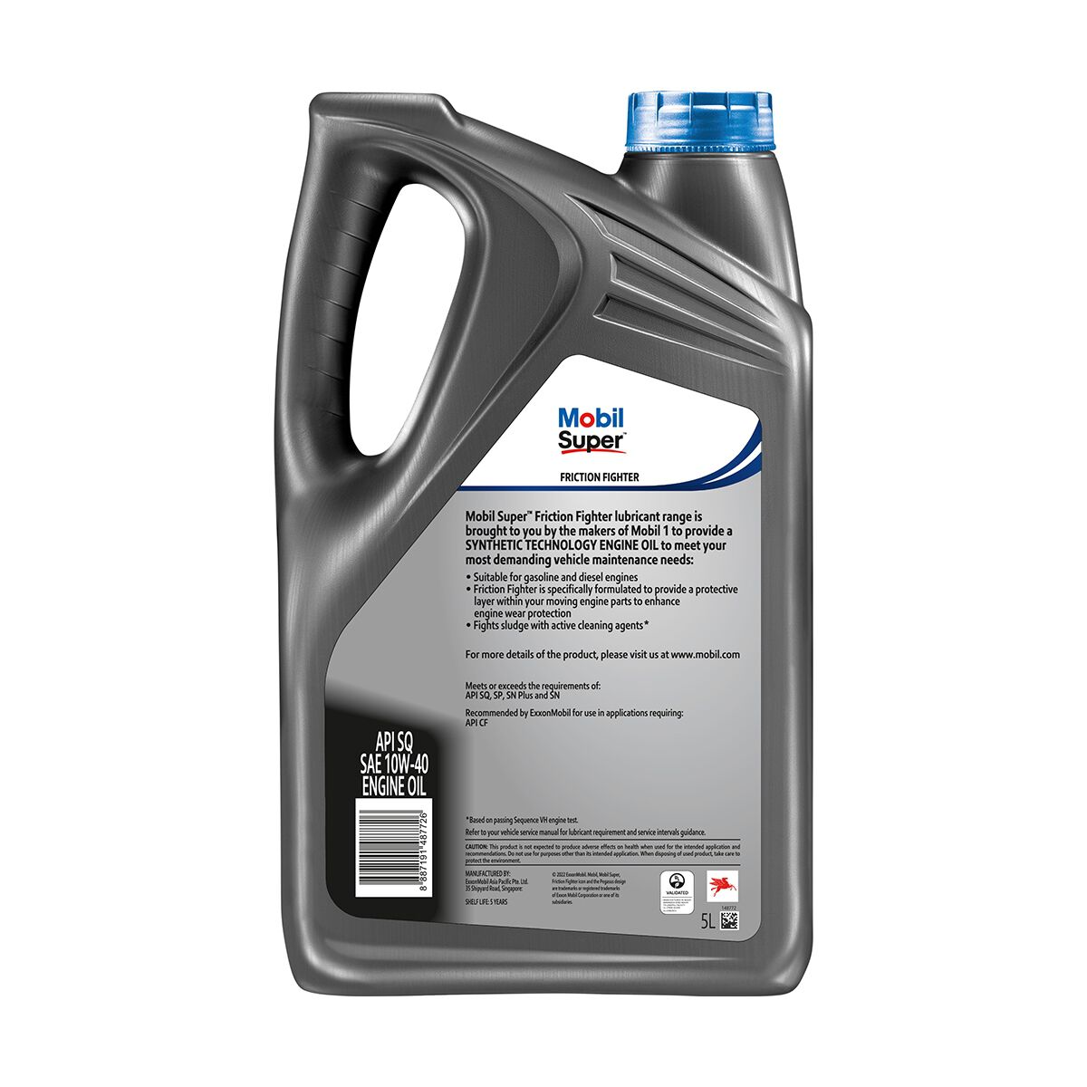 Mobil Super Friction Fighter 10W-40 5 Litre, , scanz_hi-res